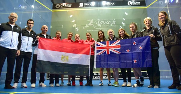 Egypt and NZ Teams WJC 2017